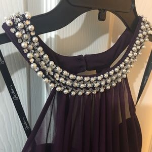 Dark purple Homecoming dress